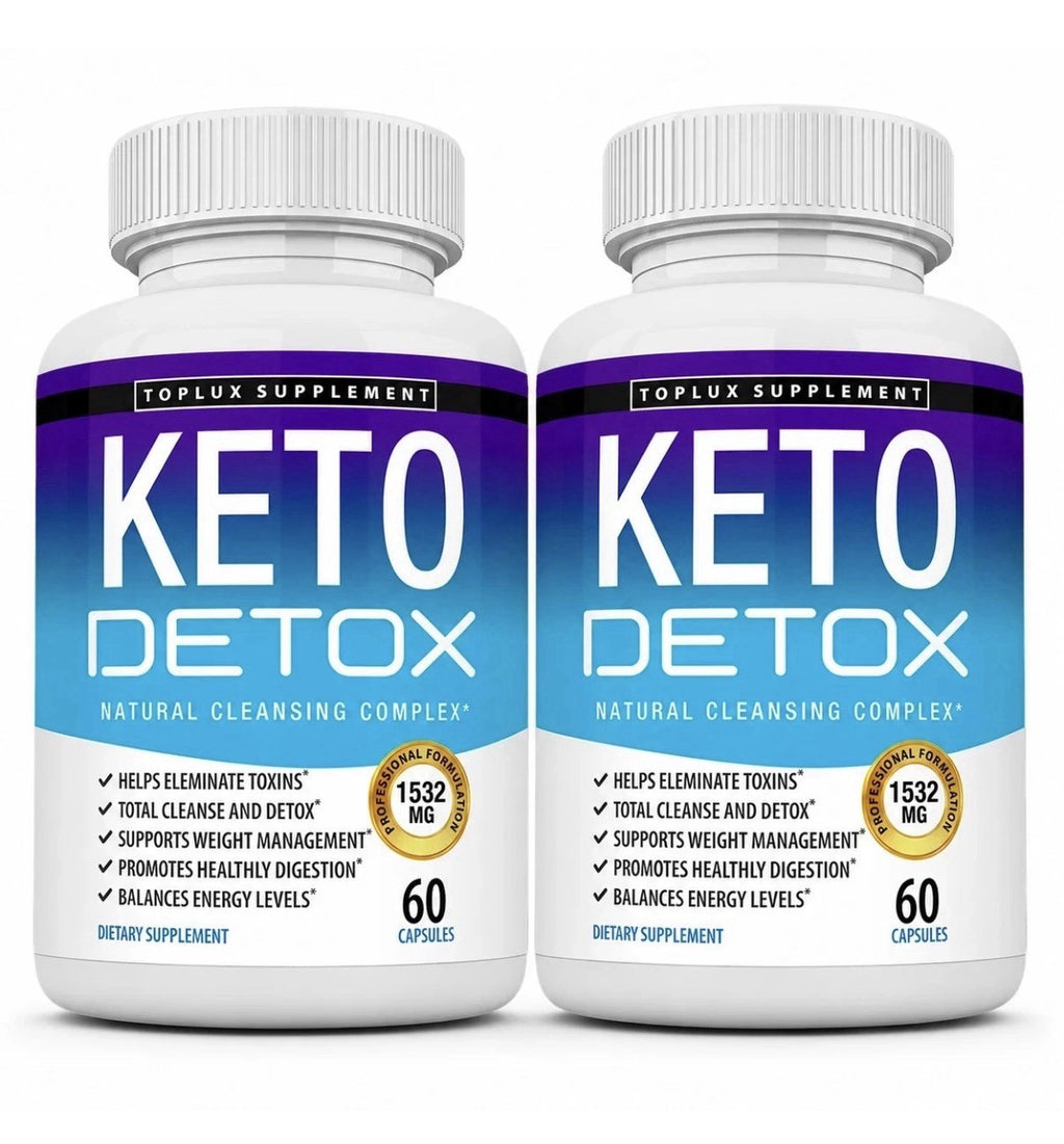Toplux Keto Detox Total Cleansing Complex 1532 Mg Natural Detox 2 Pack