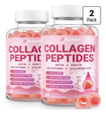 Wiszeen Collagen Peptides Gummies for Women Hydrolyzed with Biotin 2 Pack
