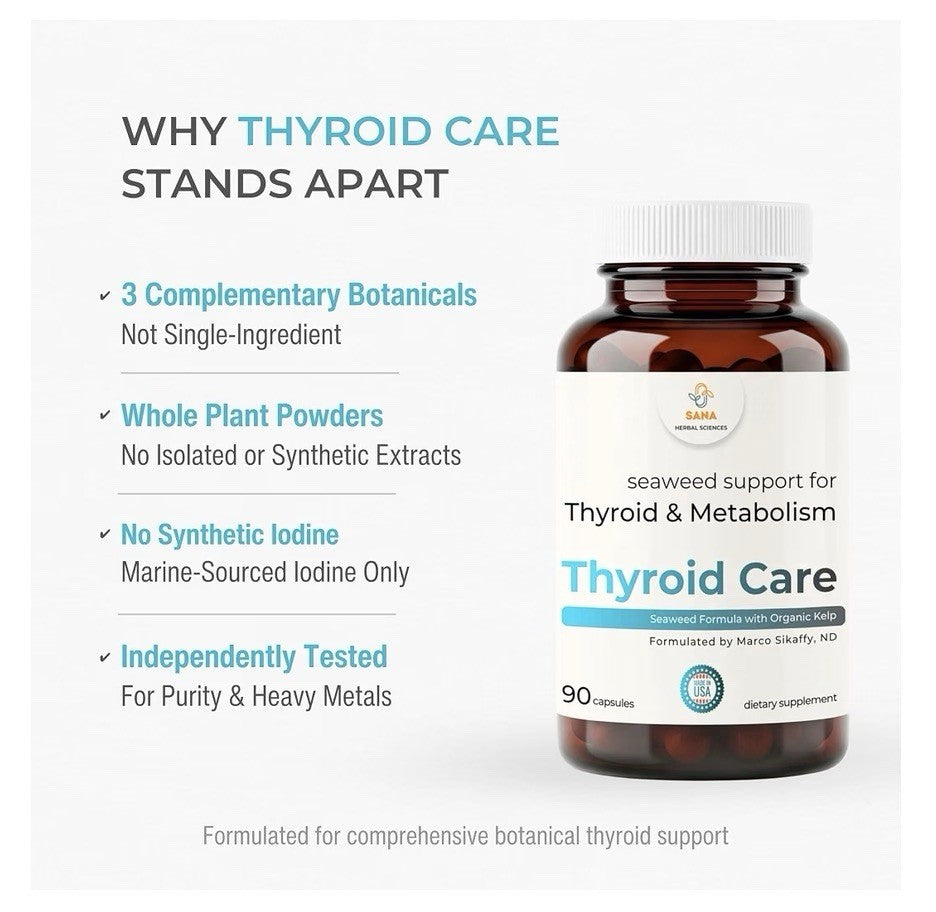 Sana Herbal Sciences Thyroid Care Seawood Formula Thyroid & Metabolism 90capsule