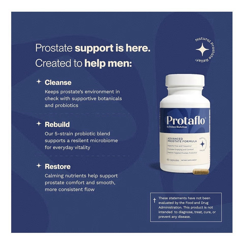 Protaflo Advanced Prostate Formula Urinary Flow Bladder Control For Men 3 Pack