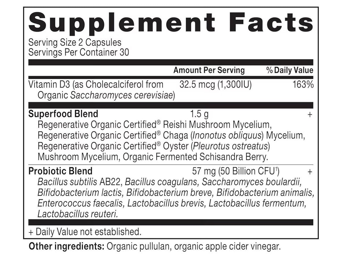 Ancient Nutrition Extra Strength Probiotics For Women Regenerative Organic 60Cap