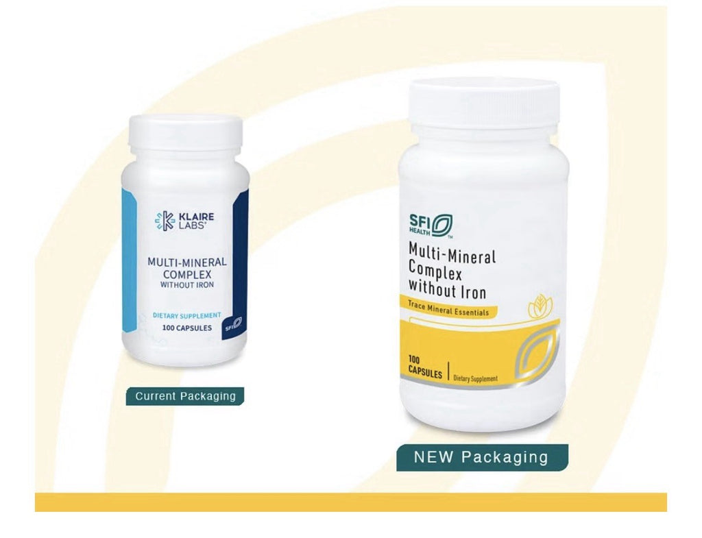 SFI Health Multi-Mineral Complex Without Iron Trace Mineral Essentials 100 Caps