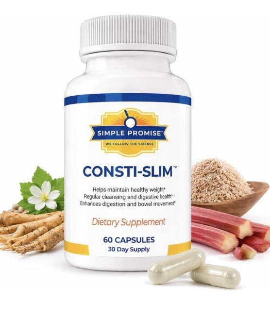 Simple Promise Consti-Slim Healthy Weight Digestive Health Cleansing Support 60c