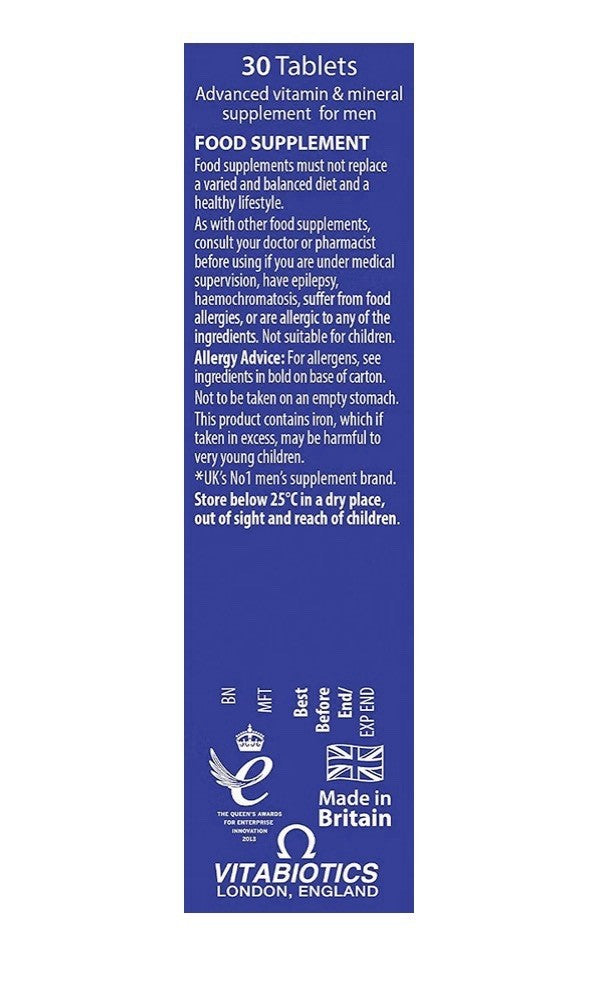VITABIOTICS Wellman CONCEPTION Fertility & Reproduction 30 TABLETS