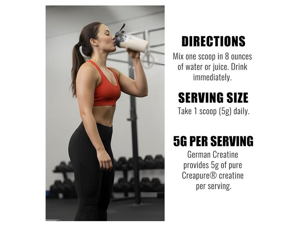 German Creatine Pure German Creatine Powder Muscle Growth Recovery 54 Servings