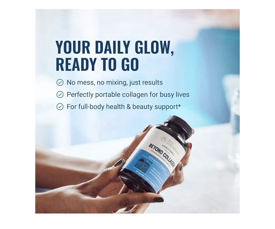 Live Conscious Beyond Collagen Types I II III V X Supercharged Beauty 2 Pack