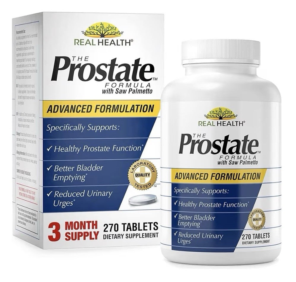 Real Health The Prostate Formula With Saw Palmetto Advanced Formulation 270Tabs