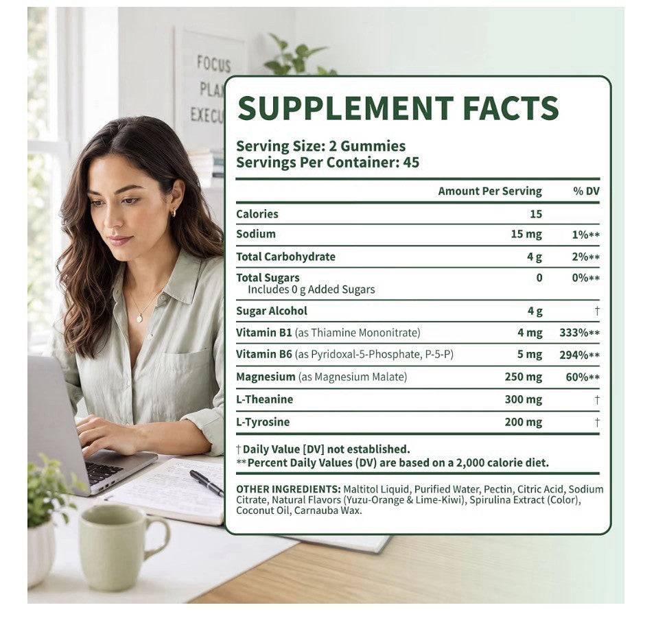 VEV UPMAGO Magnesium Gummies Clarity And Energy Support For Adults 90 Gummies