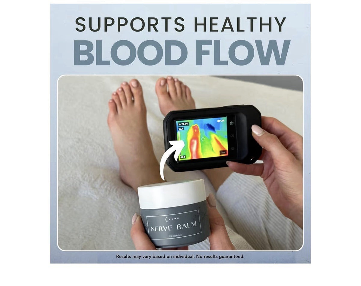 Lune Nerve Balm Neuropathy Cream for Burning Tingling & Numbness In Feet 100ml