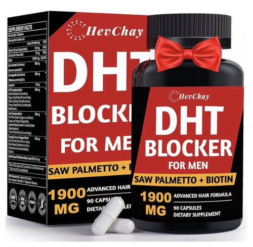 2 Pack HevChay DHT Blocker for Men Extra Strength Advanced Hair Growth