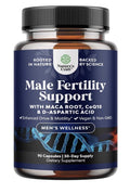 Natures Craft Male Fertility Support Semen Volume Booster Enhance Mobility 90cap