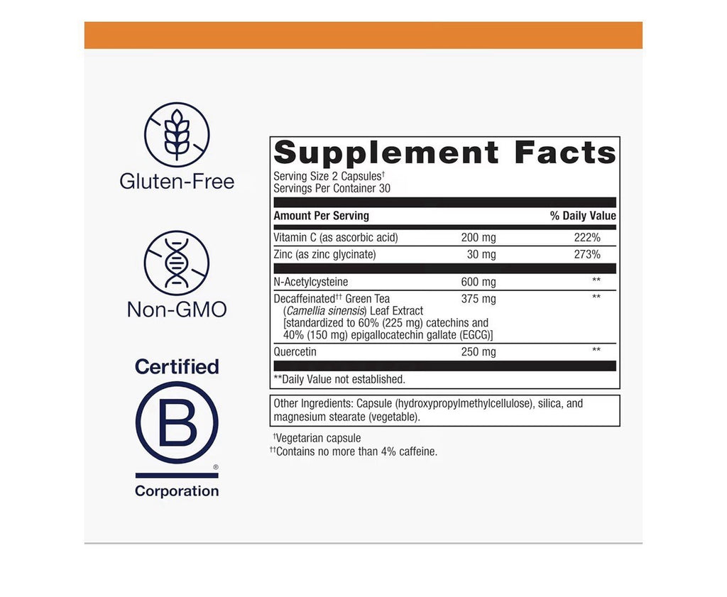 Metagenics Immune Active Immunity Glutathione Production Antioxidant 60 Capsules