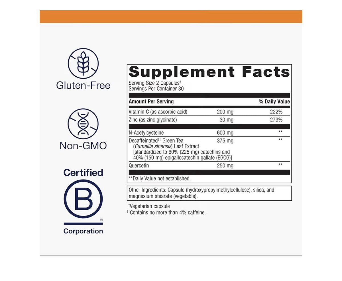 Metagenics Immune Active Immunity Glutathione Production Antioxidant 60 Capsules