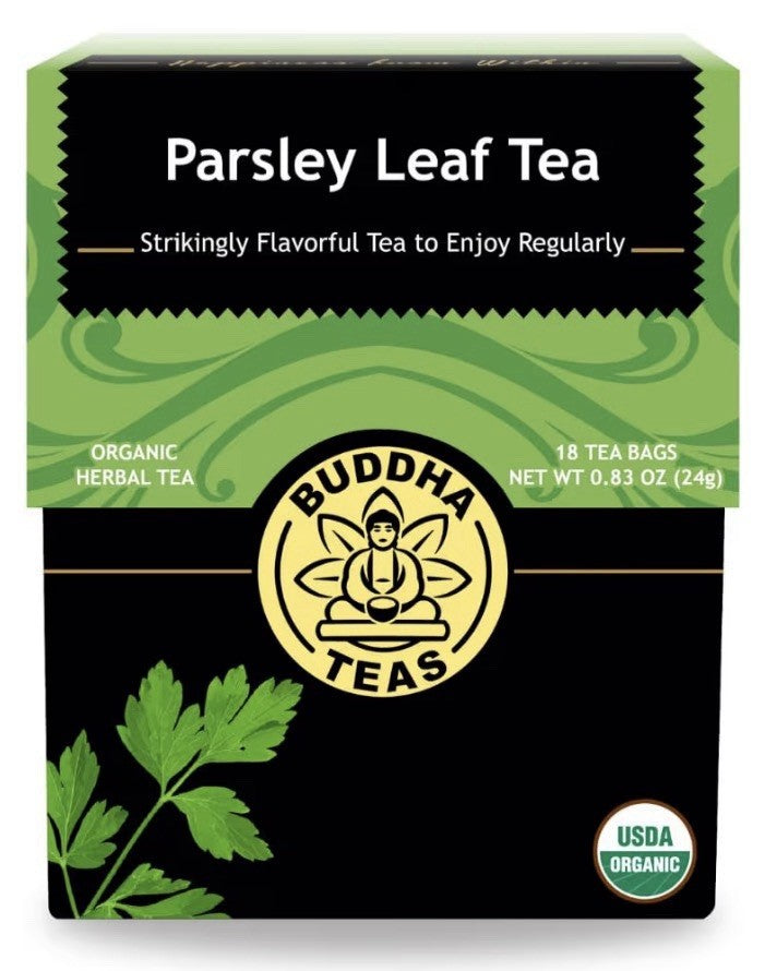 Buddha Teas Organic Parsley Leaf 18 Tea Bags Antioxidants Non-GMO Caffeine Free