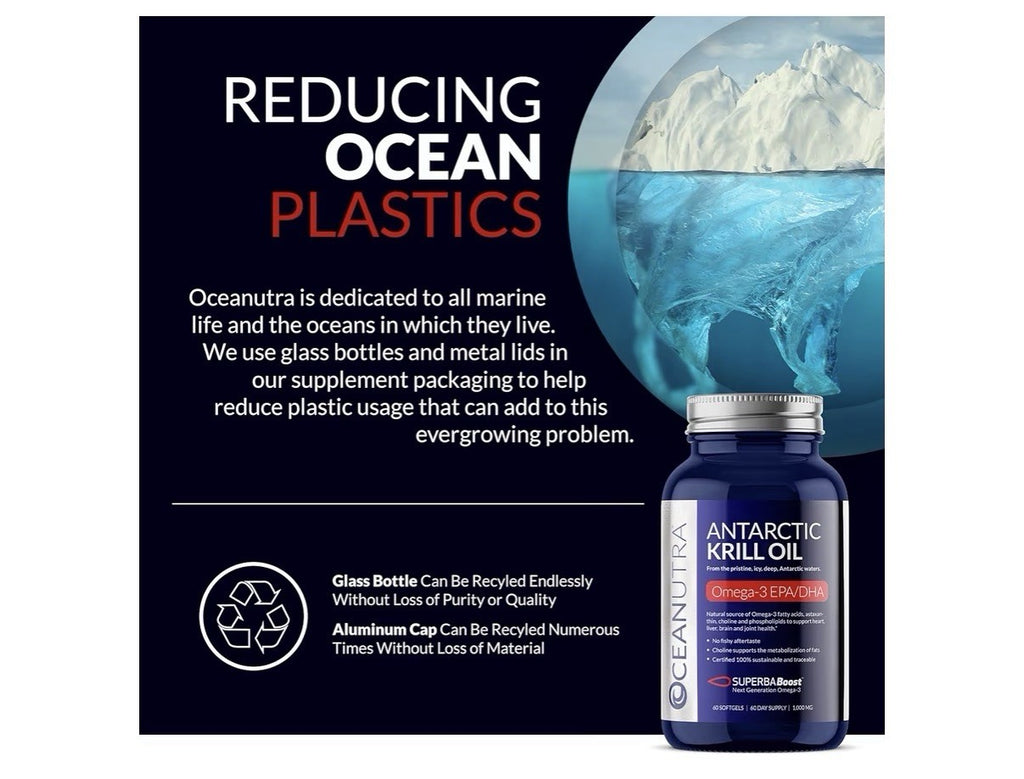 3 Pack Antractic Krill Oil 1000mg Pure Organic Omega 3 EPA DHA 56% Phospholipids