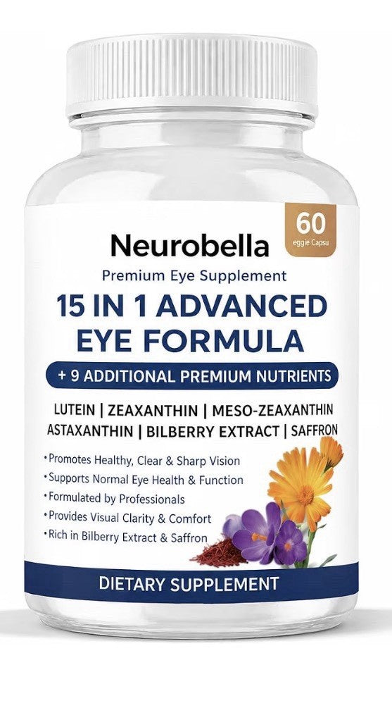 Neurobella Premium Eye Supplement 15-in-1 Advanced Eye Formula 60 Capsules