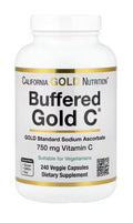 California Gold Nutrition Buffered Gold C GOLD Standard Sodium Ascorbate 240Caps