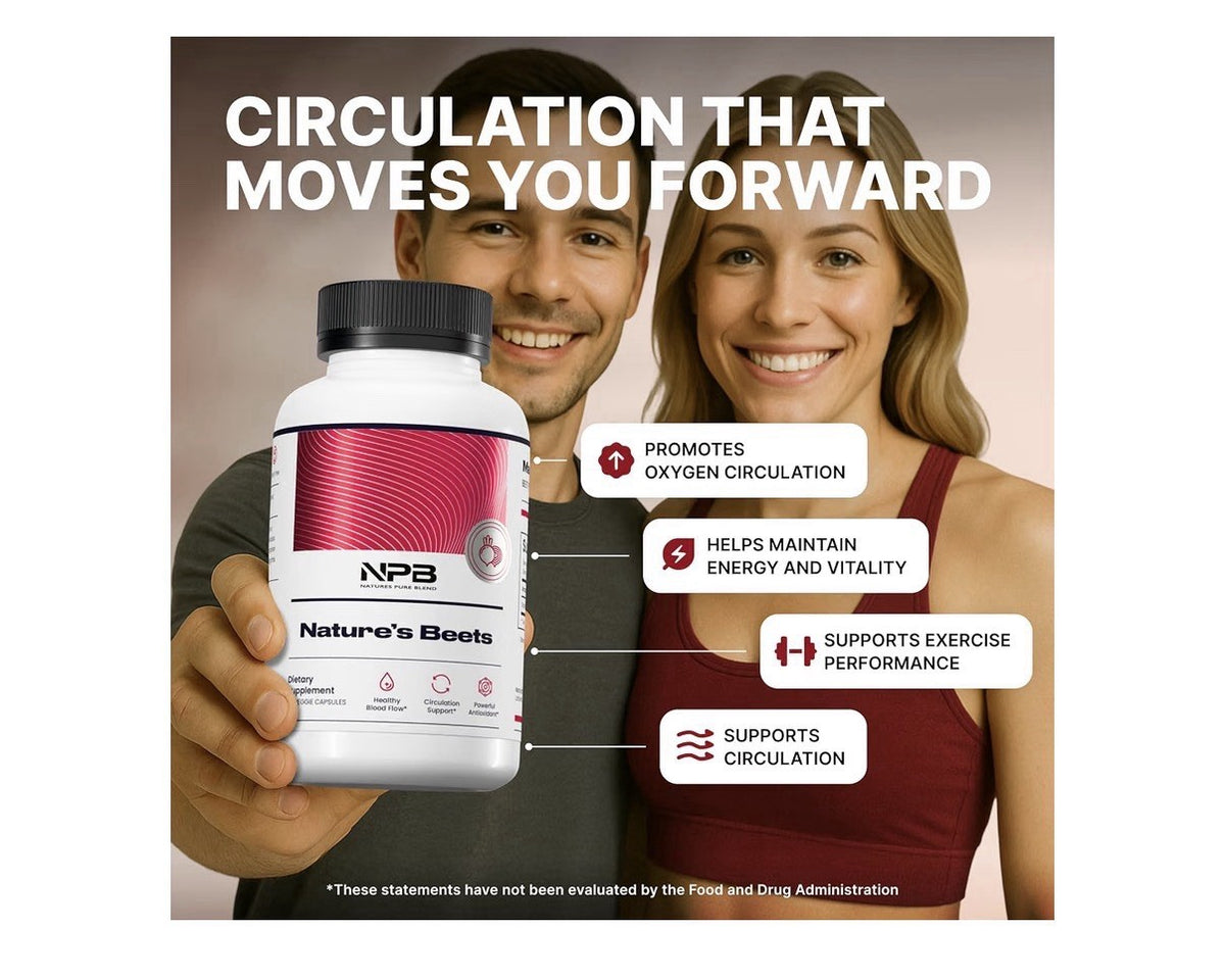 NPB Nature’s Beets Root Healthy Blood Flow Circulation Support Antioxidant 60cap