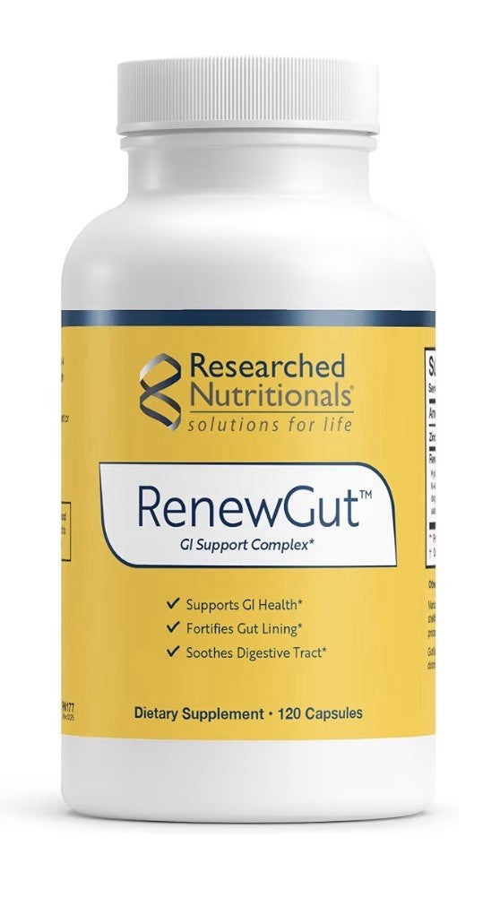 Researched Nutritionals RenewGut GI Support Complex Gut Lining Digestive Health
