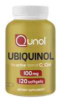 Qunol Ubiquinol CoQ10 200mg Antioxidant Heart Vascular Health Energy 120softgels
