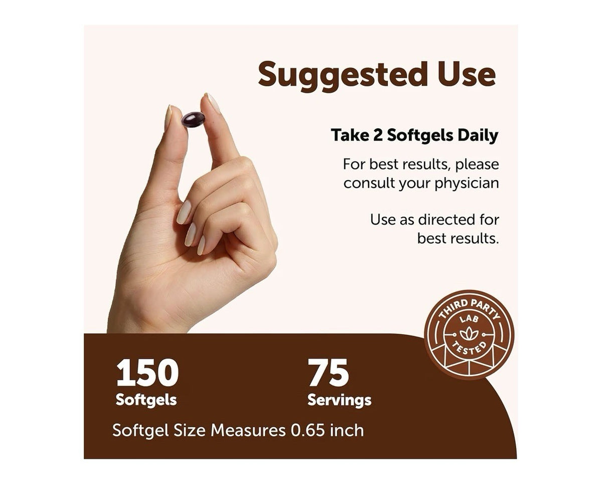 Micro Ingredients Ashwagandha Highly Bioavailability Made With Macao Oil 150sgel