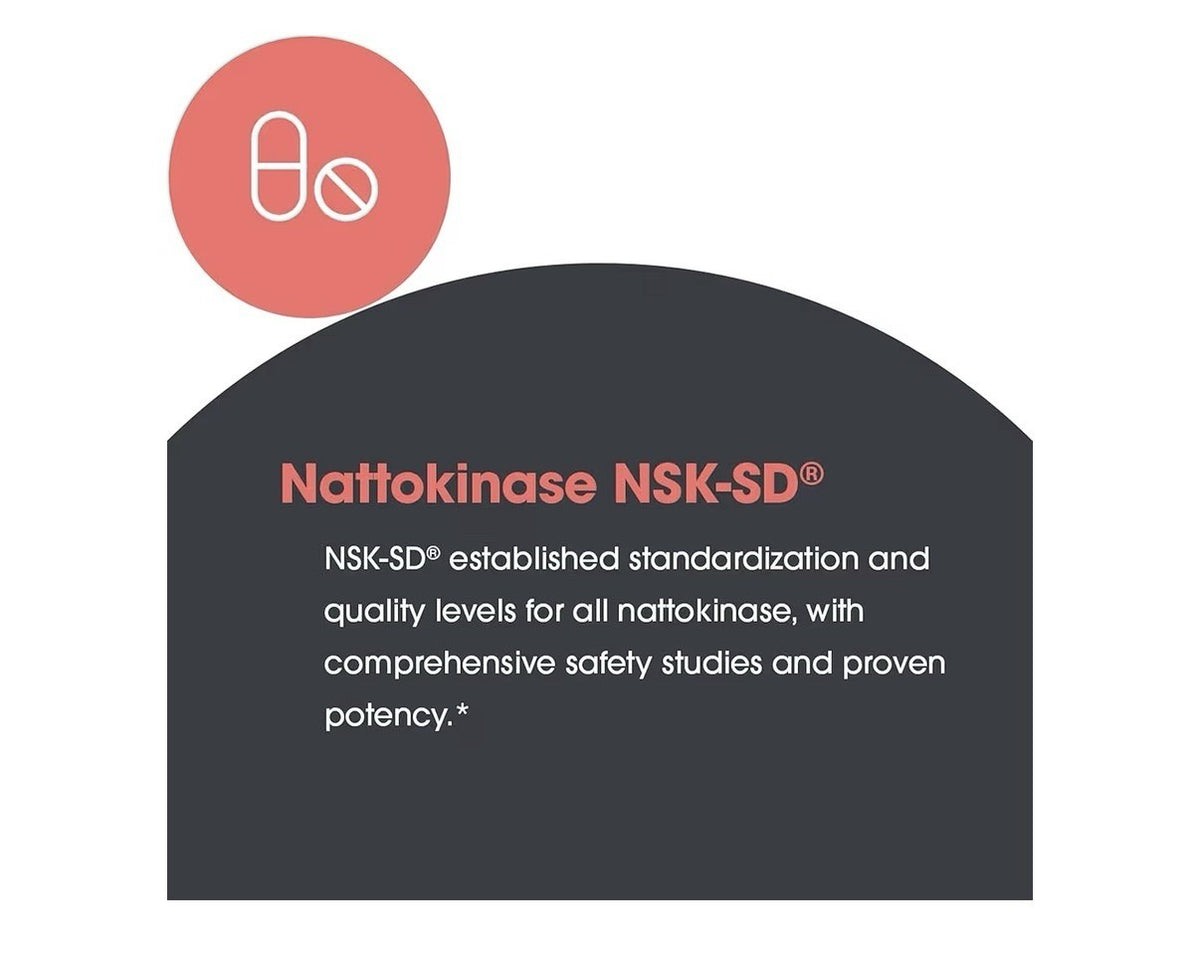 Allergy Research Group Nattokinase 100 mg Circularity Support 2000 FU 60 Softgel