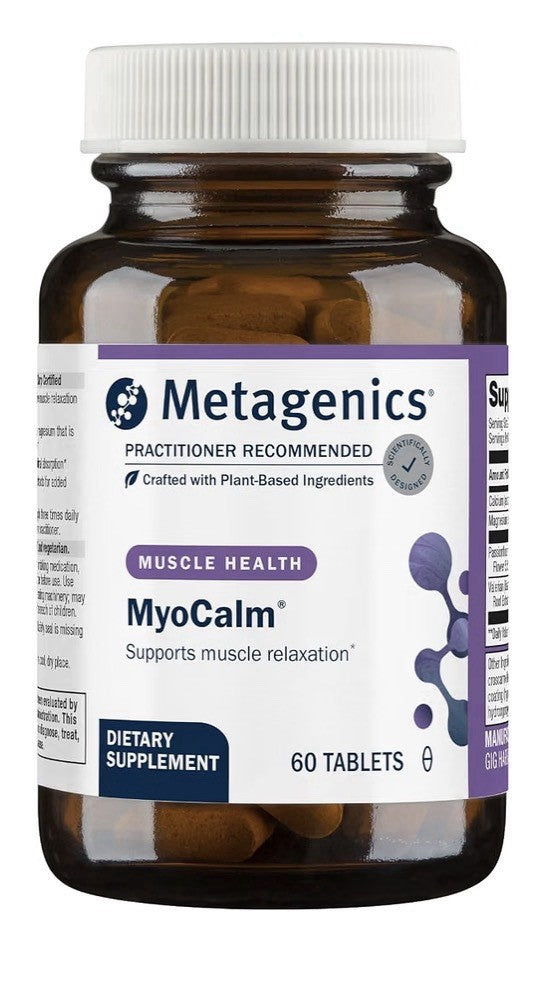 Metagenics MyoCalm Muscle Health Relaxation Support Bone Health 60 Tablets