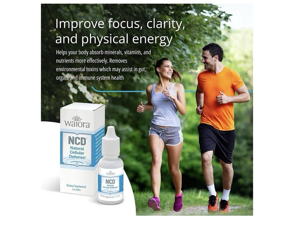 2 Pack Waiora NCD Natural Cellular Defense Liquid Drops Mineral Cellular Support