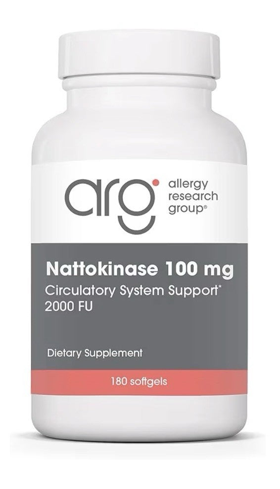 Allergy Research Group Nattokinase 100 mg Circularity Support 2000 FU 180Softgel