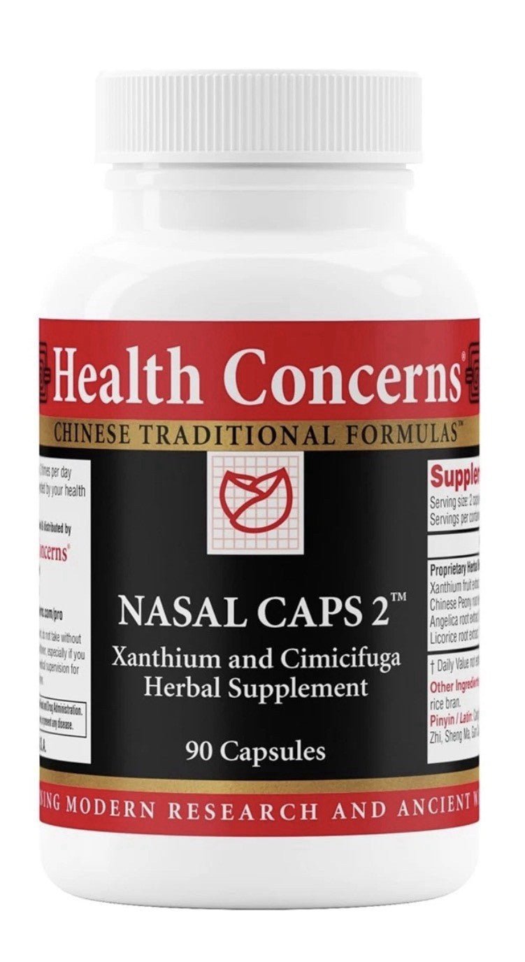 Health Concerns Nasal Caps 2 Herbal Supplement Sinus Relief Nasal Congestion 90c