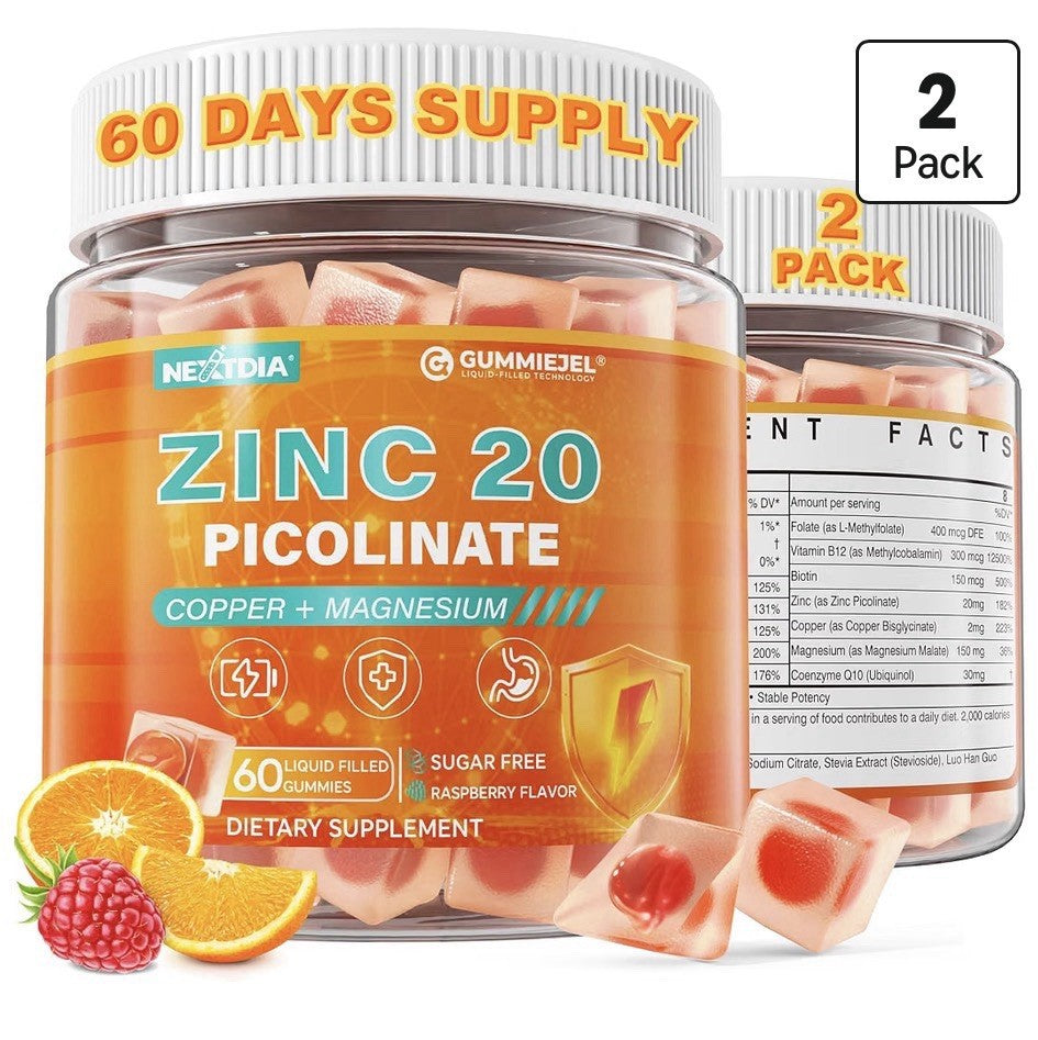 Nextdia Zinc 20 Picolinate Copper Magnesium for Women & Men 2 Pack