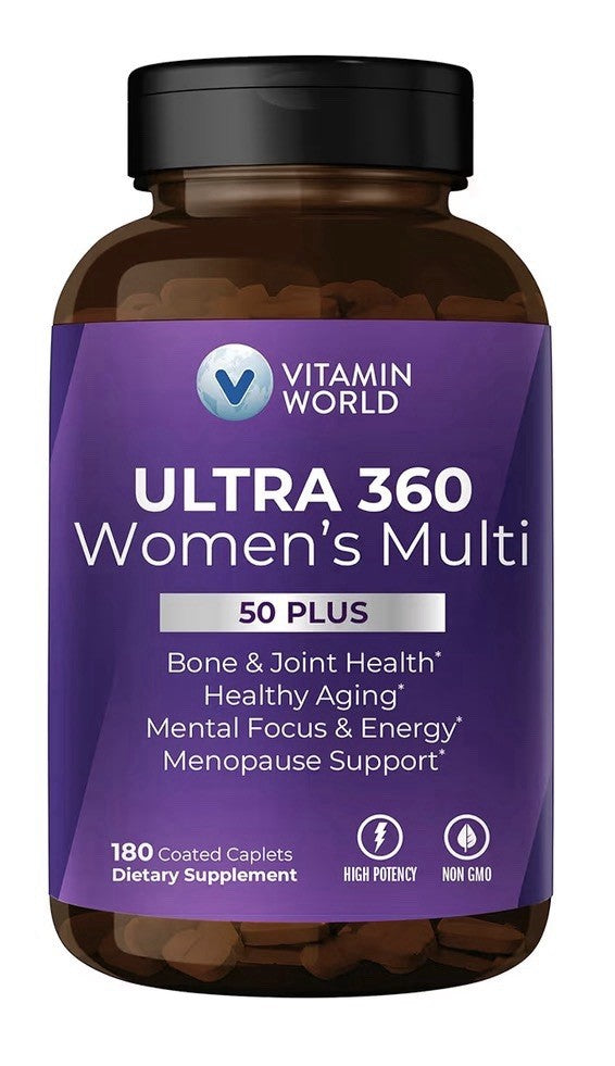 Vitamin World Ultra 360 Women’s Multi Multivitamin Women's 50+ Supplement 180Cap