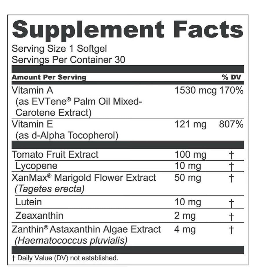 1MD Nutrition VisionMD Comprehensive Vision & Eye Support Macular Function 30sg