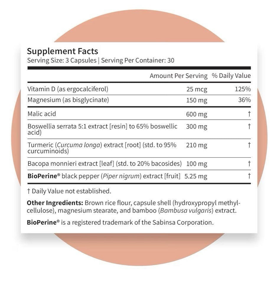 3 Pack Pattern Wellness Fibro Complex Muscle Joint Support Inflammatory Response