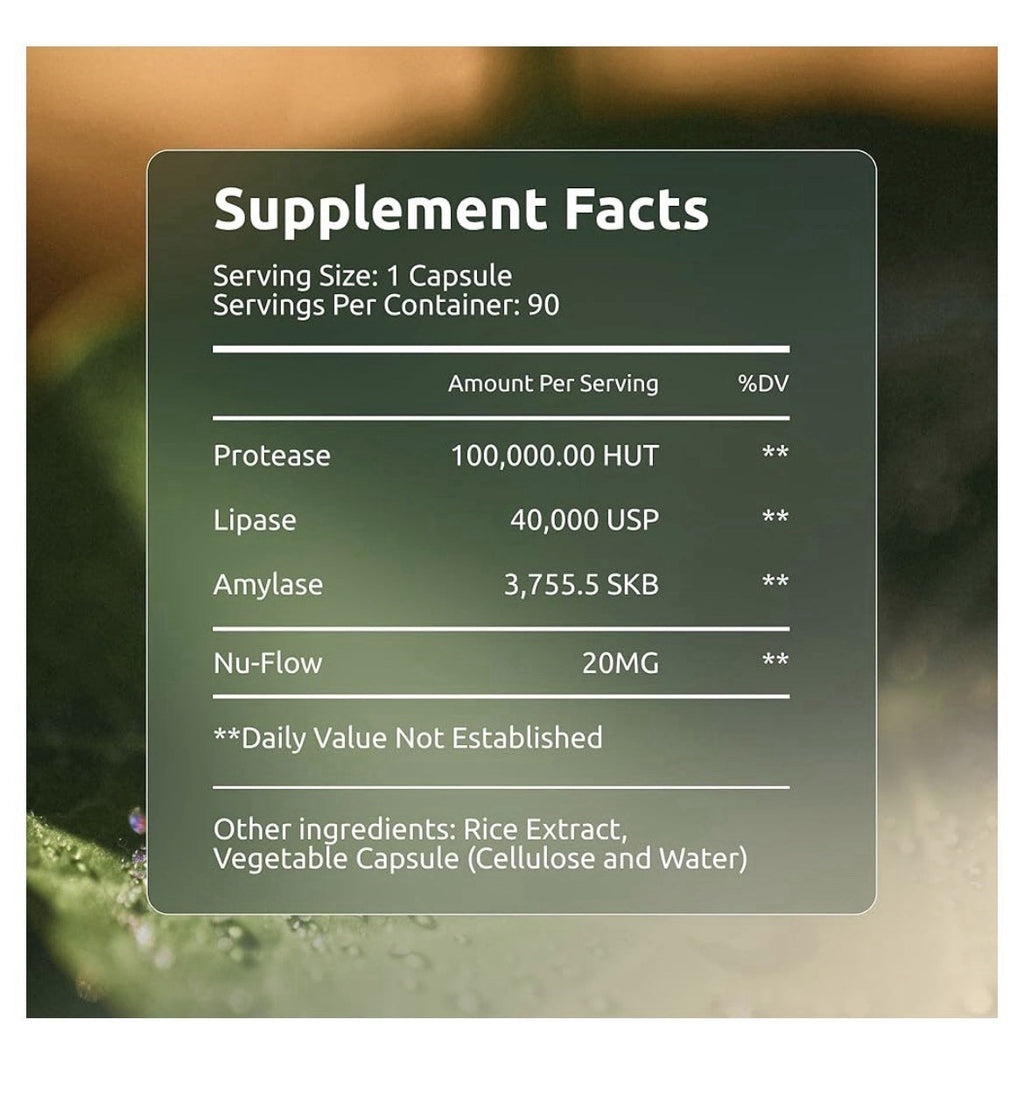 Boulder Bio Digestive Enzyme Fermented Gut Health Therapeutic Strength 90capsule