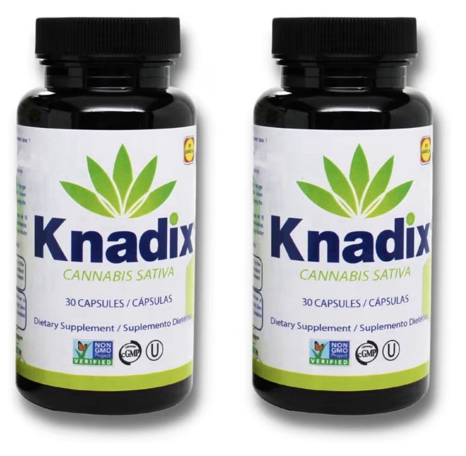 Knadix Hemp Oil Supplement Pain Support Support for Bones Muscles Joints 2 Packs