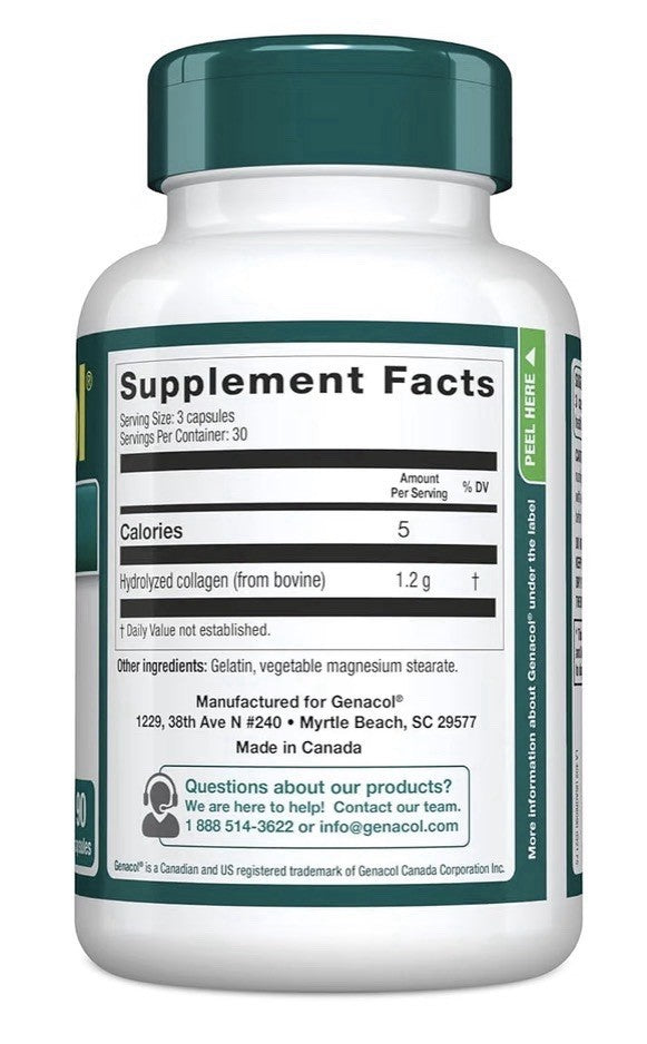 Genacol Original AminoLock Collagen Maintain Healthy Joints Women&Men 90 Capsule