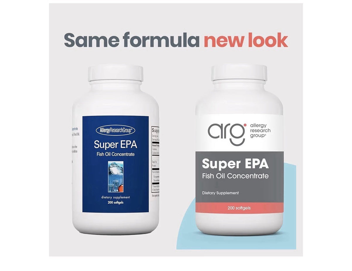 ARG Super EPA Fish Oil Concentrate DHA 200 Softgels Cardiovascular Brain Health
