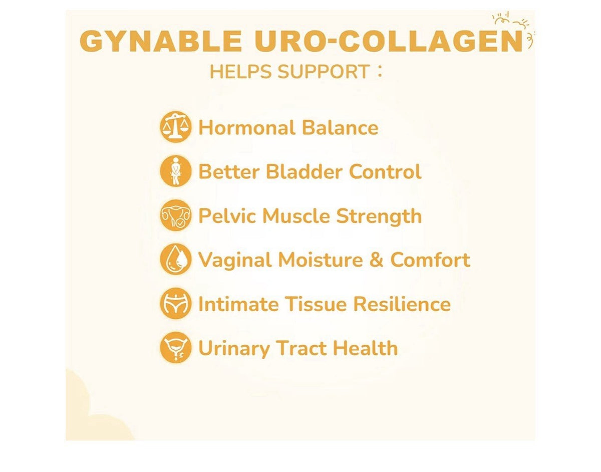 Vevoec Gynable UroCollagen Powder Female Health Bladder Control Supplement