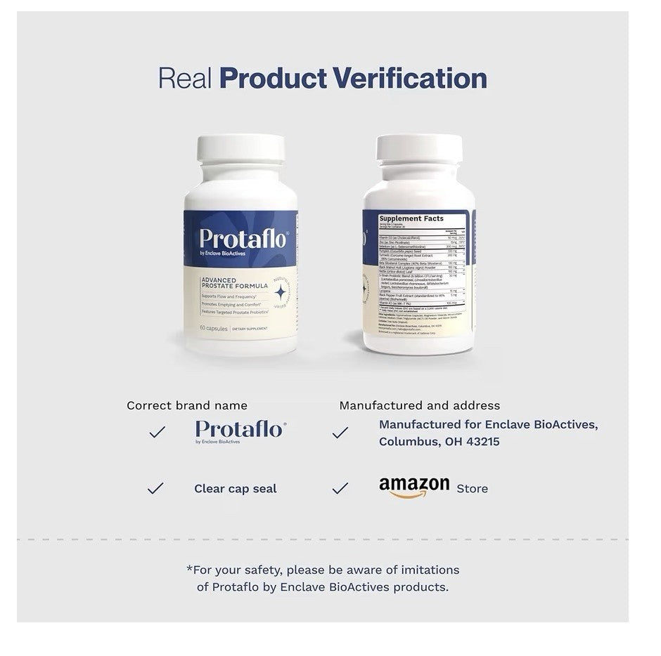 2 Pack Protaflo Advanced Prostate Formula Urinary Flow Bladder Control For Men