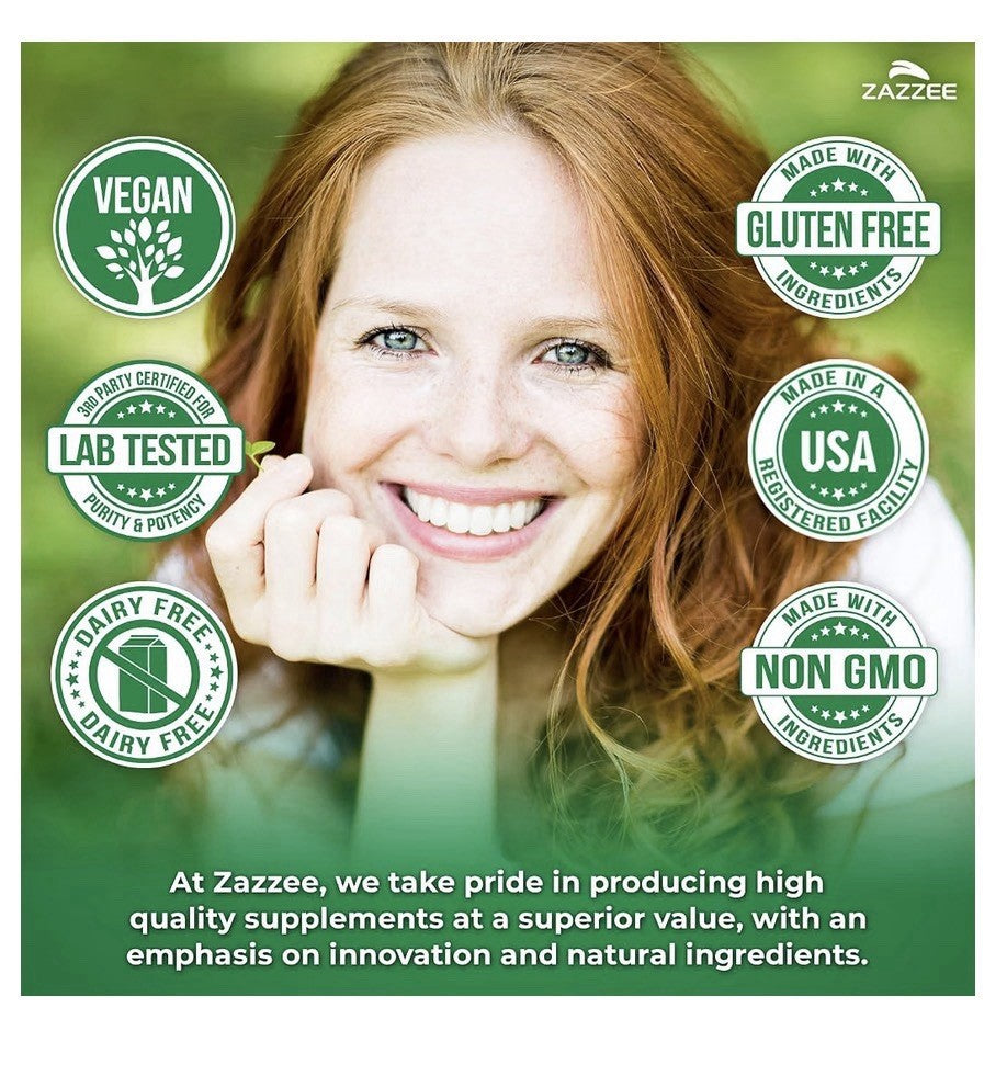Zazzee D-Mannose Powder Plus With Cranberry & Probiotics 2000 mg 120 Servings