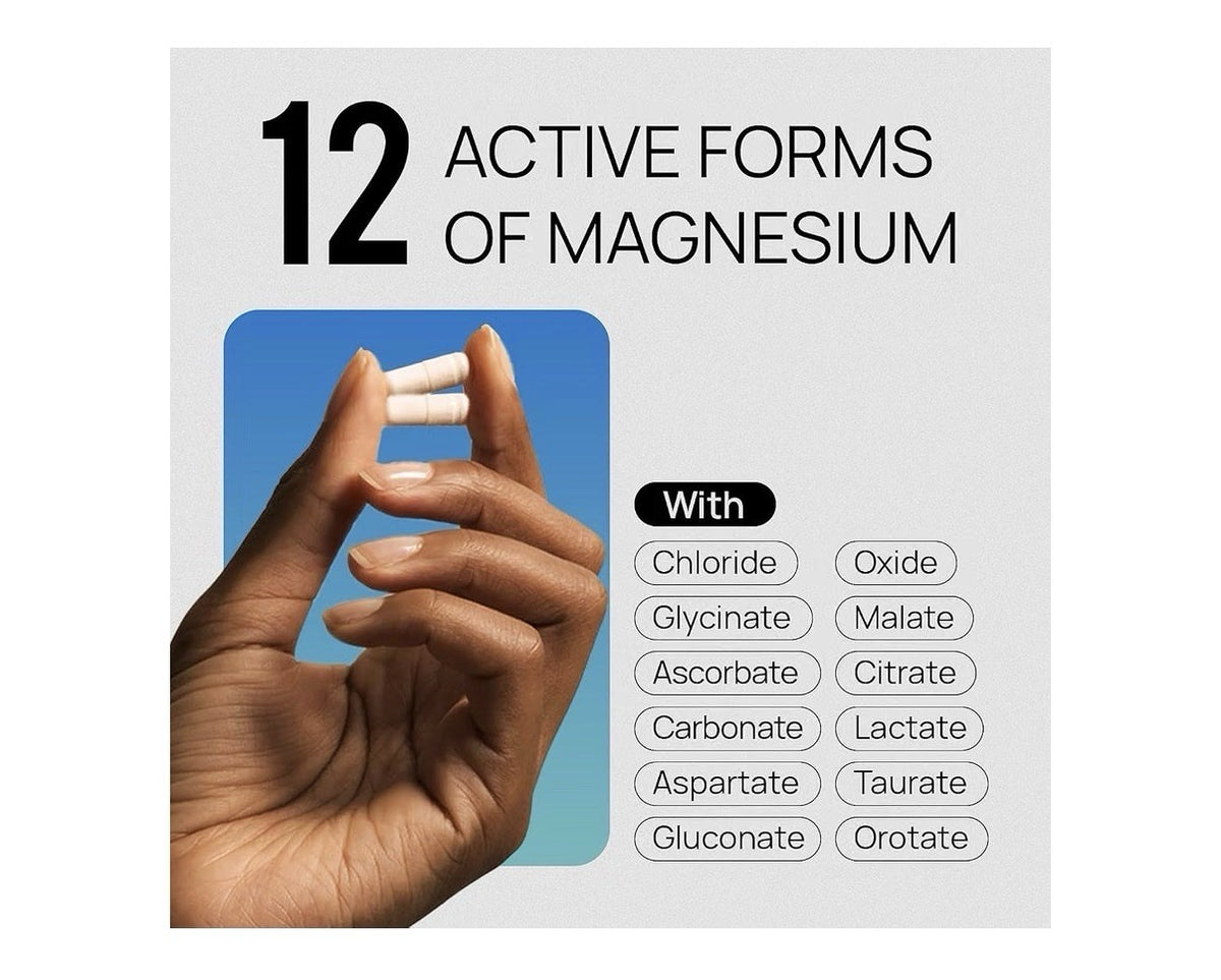 Selerb Liposmoal Magnesium 18 in 1 Complex Supplement for Women and Men 2 Pack