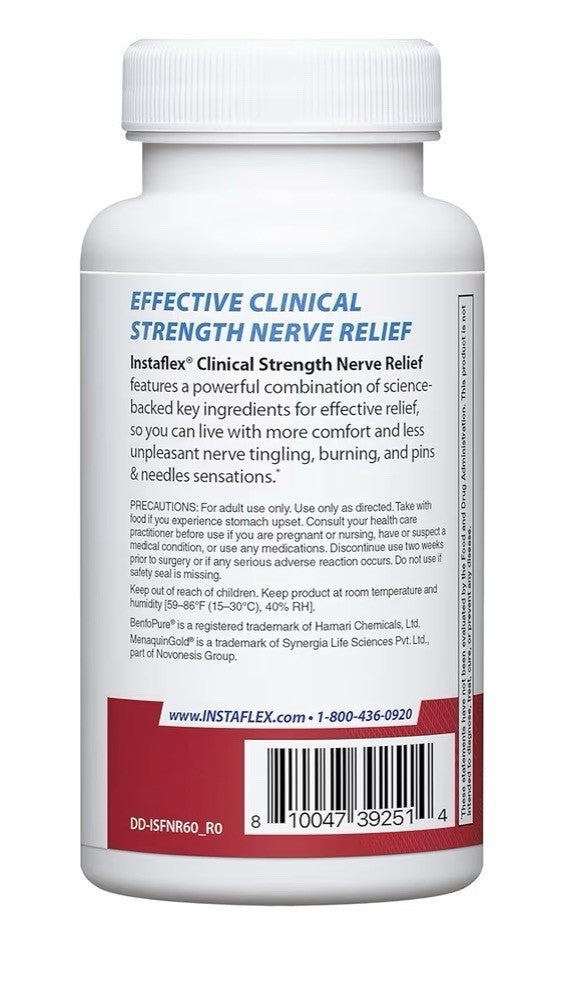 Instaflex Nerve Relief Clinical Strength Reduce Nerve Discomfort Soothe Burning