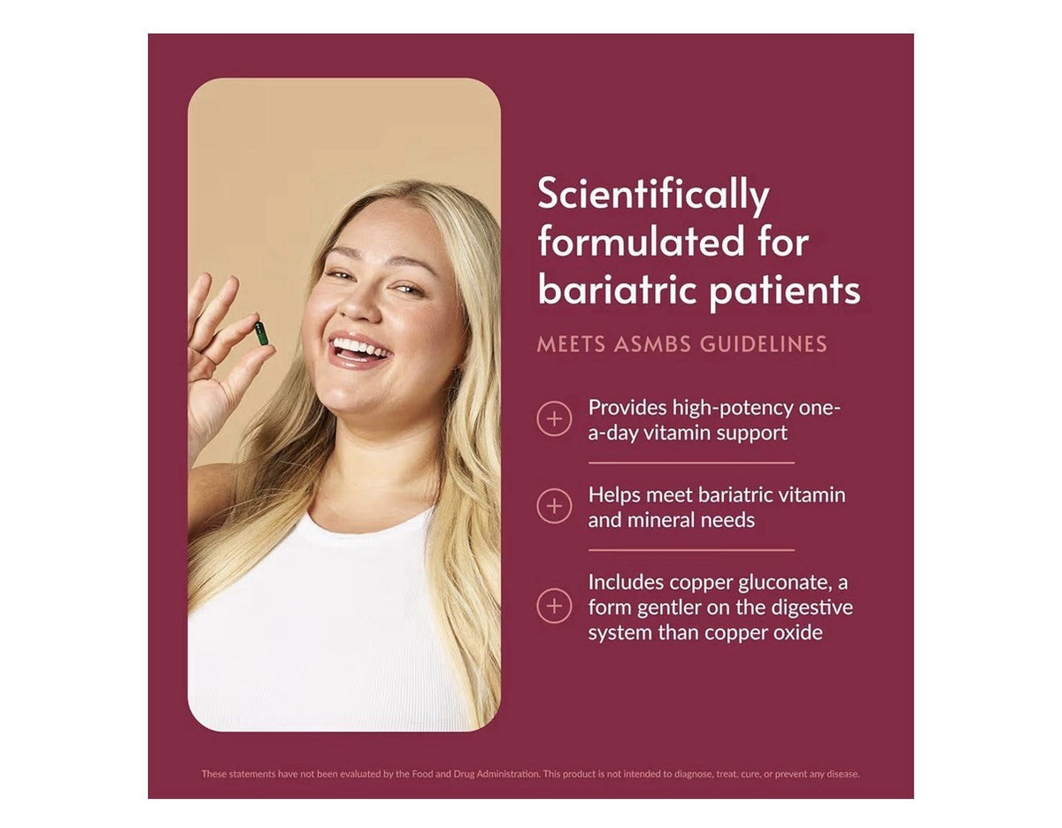 Bariatric Advantage Ultra Solo with Iron Multivitamin Bariatric Patients 90 Caps