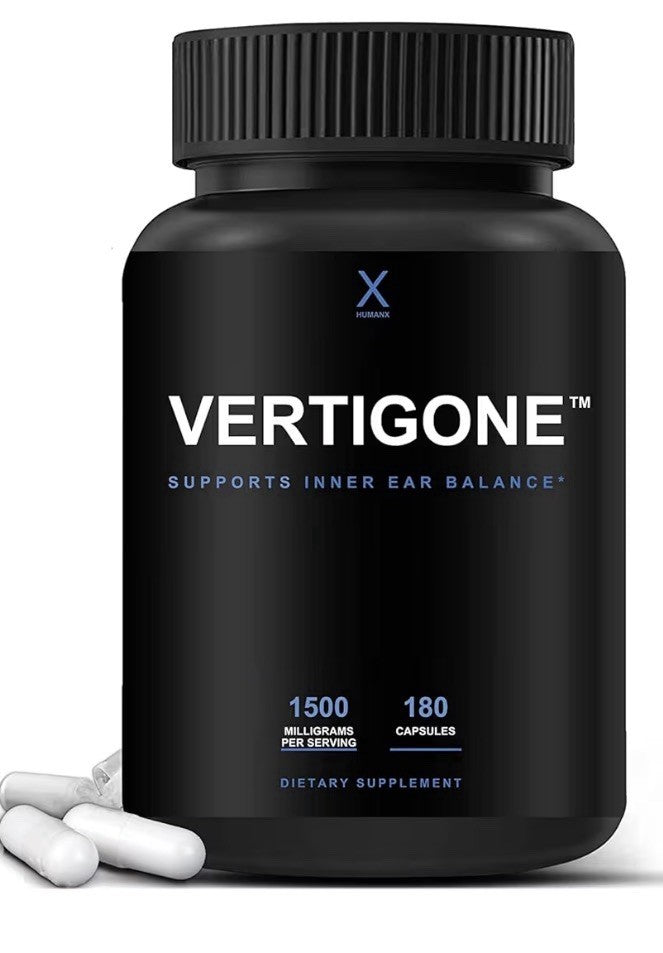 HUMANX VertiGone Vertigo Relief Support Inner Ear Balance Dizziness Nausea 180ca