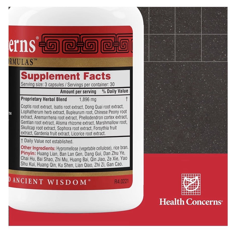 Health Concerns Coptis Purge Fire Herbal Supplement Skin Throat Sinus Immune 90c