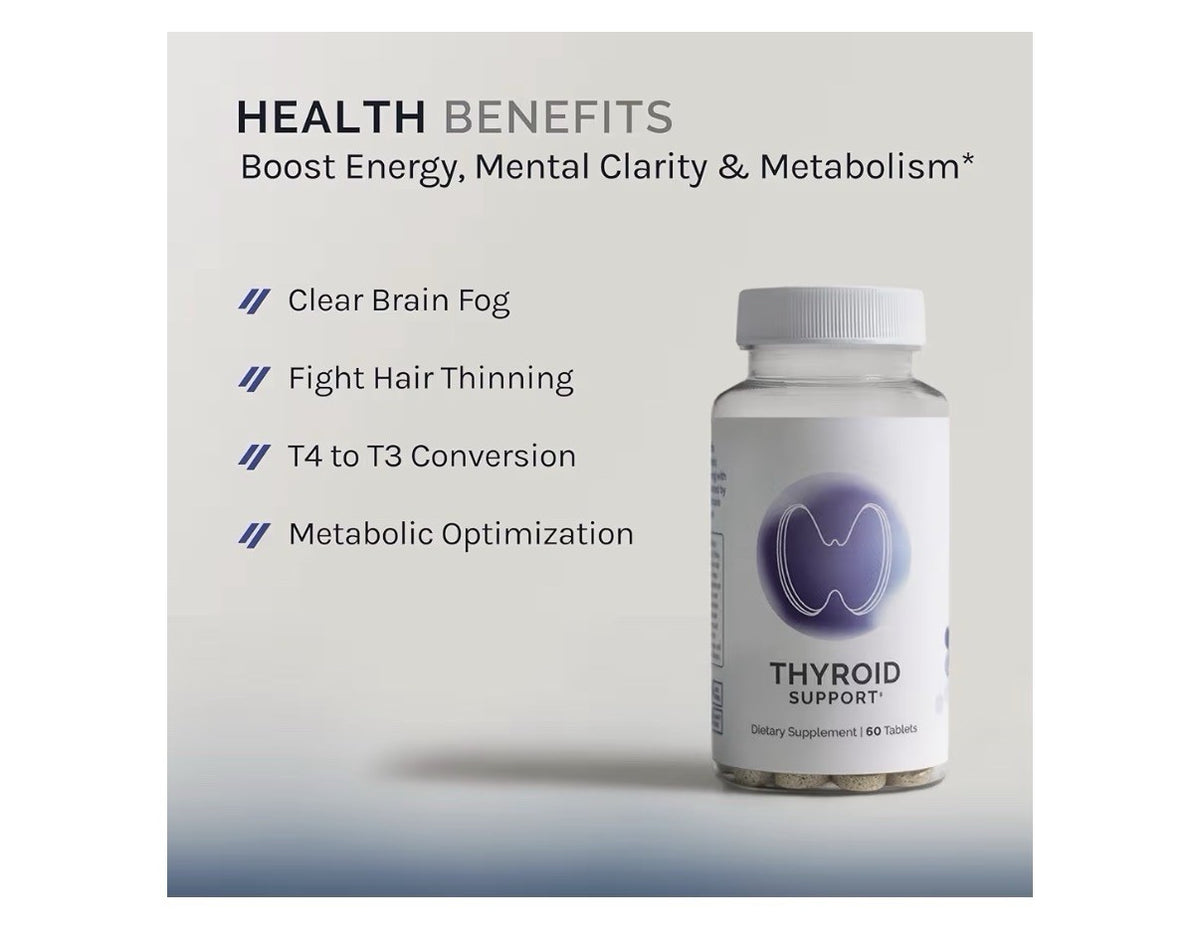 InfiniWell Thyroid Support Complex Hormone Signaling Metabolic Energy Production