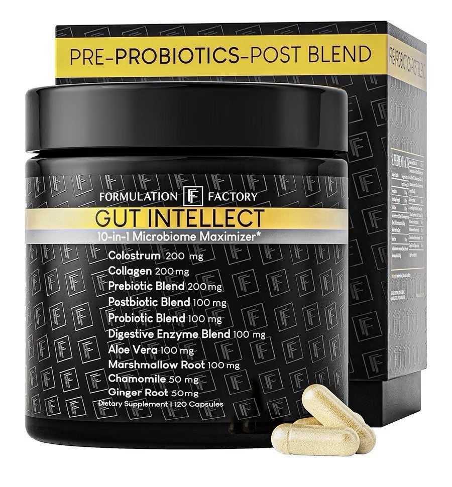 2 Pack Formulation Factory Gut Intellect 10-in-1 Microbiome Maximizer Women Men