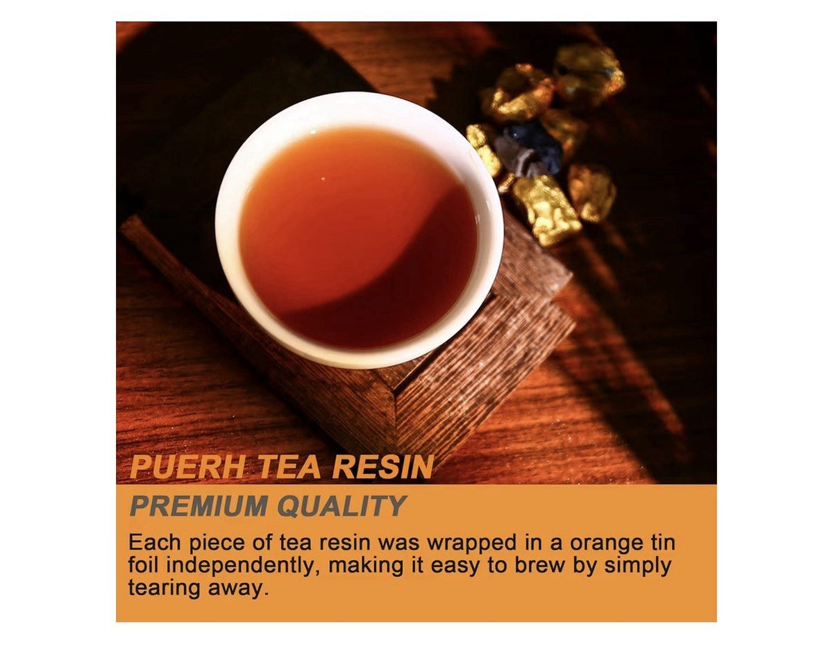FullChea Ripe Pu-erh Tea Resin Instant 2009 Aged Helps Digestion 3.53oz