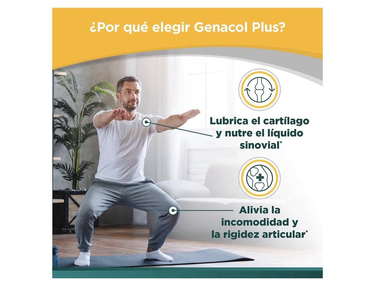 Genacol Plus AminoLock Collagen Glucosamine Healthy Joints Lubricates 180Capsule